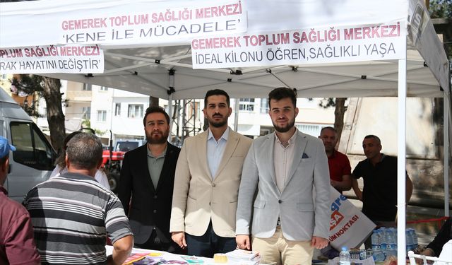 Gemerek'te Toplum Sağlığı Merkez'i standı kuruldu
