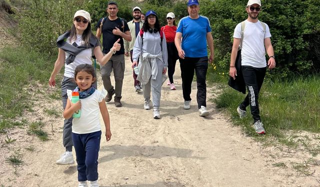 Kapadokya'da "Sağlık İçin Hareket Et Günü" kapsamında yürüyüş yapıldı
