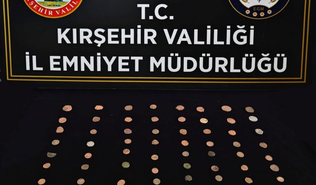 Kırşehir'de tarihi eser niteliği taşıyan 151 obje ele geçirildi