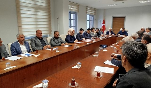 Korgun'da muhtarlar toplantısı yapıldı