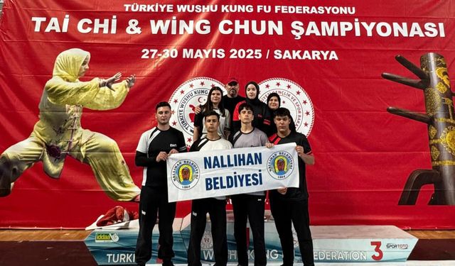 Nallıhanlı sporcular Sakarya'dan 20 madalya ile döndü