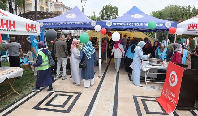 Nevşehir'de Filistin'e destek kermesinde 940 bin lira toplandı