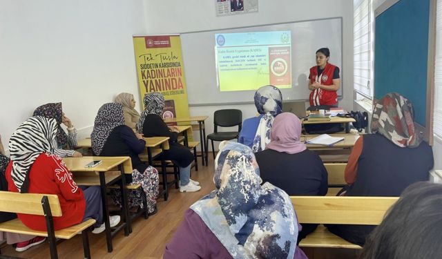 Niğde'de kadınlara KADES anlatıldı