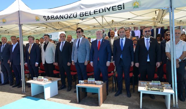 Şabanözü'nde kız yurdu, gençlik merkezi temel atma ile GES açılış törenleri düzenlendi