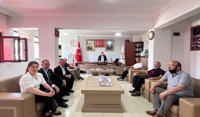 AK Parti Beypazarı İlçe Başkanlığında bayramlaşma programı