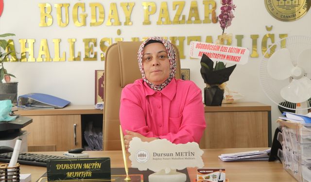 Çankırı'da vefat eden muhtarın görevini seçimi kazanan eşi devam ettirecek