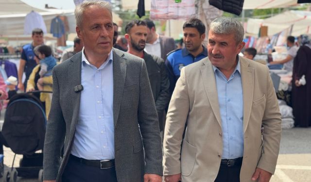 Çerkeş Belediye Başkanı Sopacı'dan bayram öncesi pazarlara ziyaret