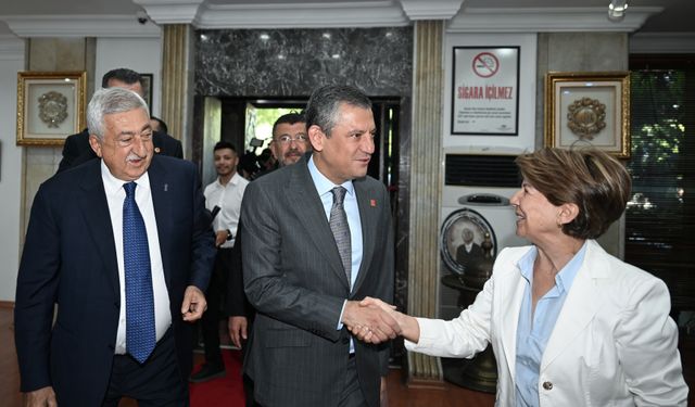 CHP Genel Başkanı Özel, TESK Başkanı Palandöken'i ziyaret etti:
