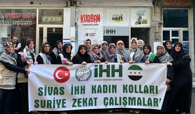 İHH İnsani Yardım Derneği Sivas Şubesi Kadın Kolları Suriye'ye gidiyor