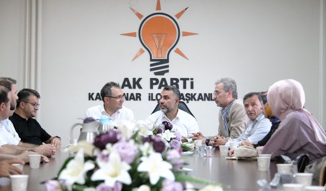 Karapınar'da AK Parti İlçe Başkanlığında bayramlaşma programı düzenlendi