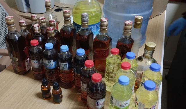 Niğde'de sahte içki operasyonunda 1 gözaltı