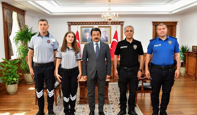 Vali Demiryürek, özel güvenlik görevlileriyle buluştu