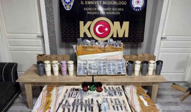 Aksaray'da sahte içki ve kaçakçılık operasyonunda 7 şüpheli yakalandı