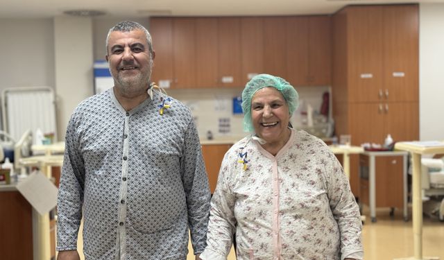 Aynı gün kalp ameliyatı olan anne ve oğlu taburcu edildi