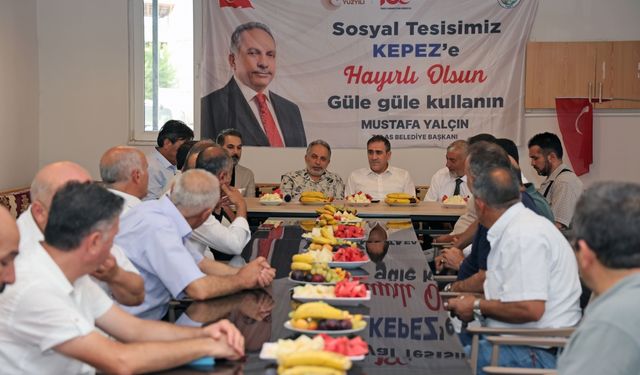 Başkan Yalçın muhtarlarla bir araya geldi