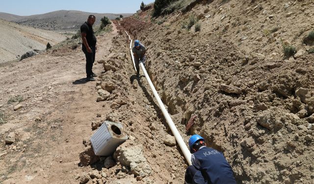 Büyükşehir Belediyesi, Sarız'a 5 milyon 742 bin liralık içme suyu yatırımı yaptı