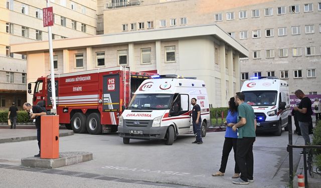 Hacettepe Üniversitesi Hastanesinin çocuk bölümünde çıkan yangın söndürüldü