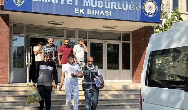 Kırıkkale'de 7'si hükümlü aranan 9 kişi yakalandı