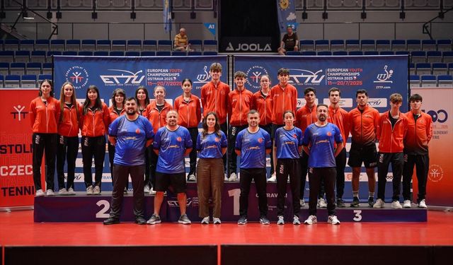 Kocasinan Belediyesi Spor Kulübünün milli masa tenisçisi Kahraman, Avrupa ikincisi oldu