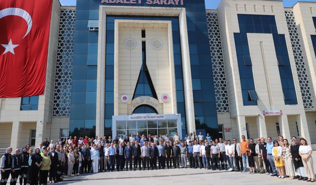Konya Cumhuriyet Başsavcısı Halil İnal, yeni görevi için uğurlandı