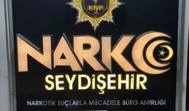 Konya'daki uyuşturucu operasyonunda gözaltına alınan zanlı tutuklandı