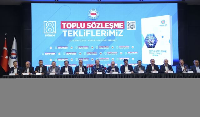 Memur-Sen, 8. Dönem Toplu Sözleşme taleplerini açıkladı