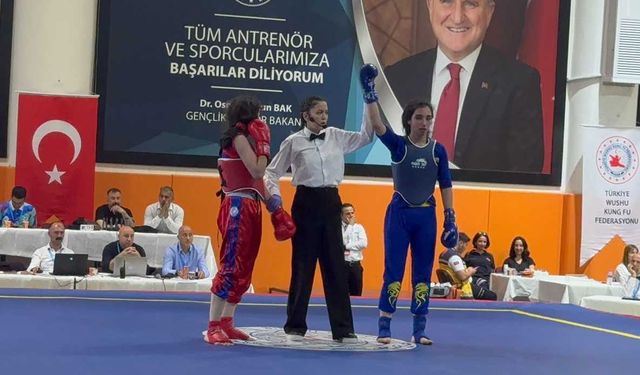 Meram Belediye Başkanı Kavuş, Balkan Şampiyonu olan iki sporcuyu kutladı