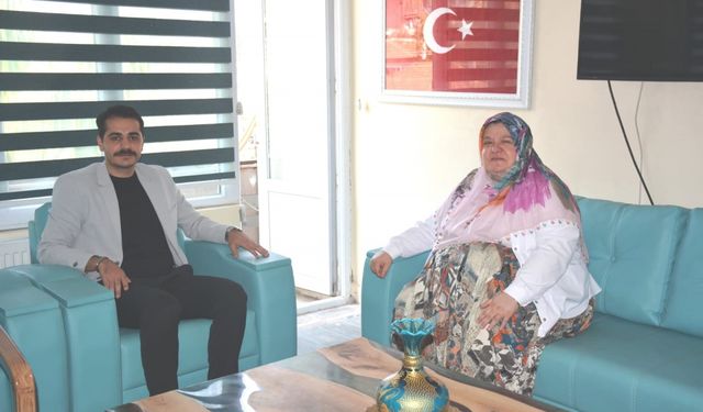 Mihalgazi Kaymakamı Çiçek'ten Belediye Başkanı Güneş'e veda ziyareti
