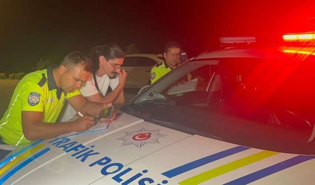 Nevşehir'de polisin "dur" ihtarına uymayan sürücü kovalamacayla yakalandı