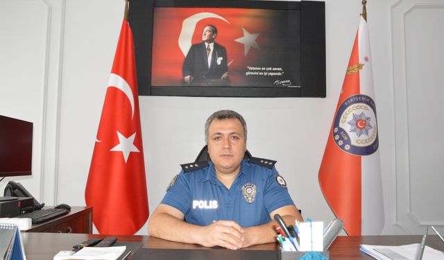 Sivrihisar İlçe Emniyet Müdür Vekili Halil İbrahim Biçer görevine başladı