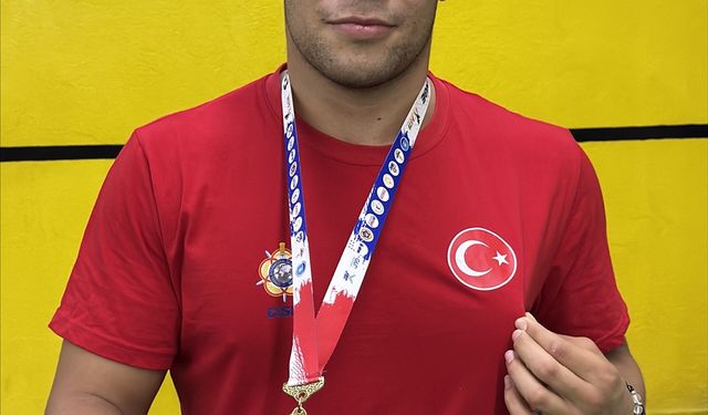 TSK'yı temsilen katıldığı uluslararası şampiyonada altın madalya kazandı