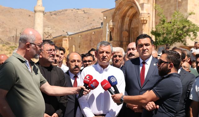CHP Genel Başkanı Özel, Sivas'ta konuştu: