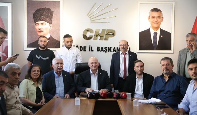 CHP heyeti, saha çalışmaları kapsamında Niğde'de gazetecilerle buluştu