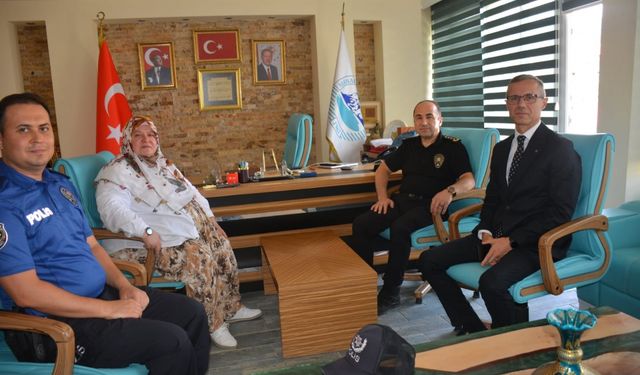 Eskişehir Emniyet Müdürü Yılmaz, Mihalgazi Belediye Başkanı Güneş'i ziyaret etti