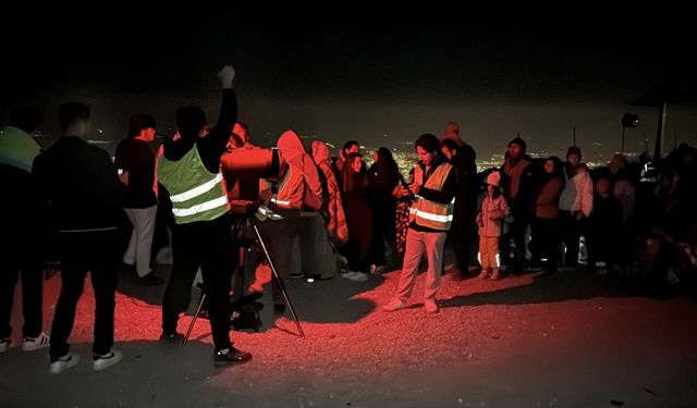 İç Anadolu'nun zirvesi Erciyes'te meteor yağmuru izlendi