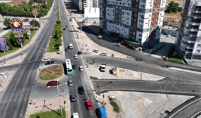 Kayseri'de Erkilet-Sancaktepe arasına yapılan yeni bağlantı yolu hizmete açıldı