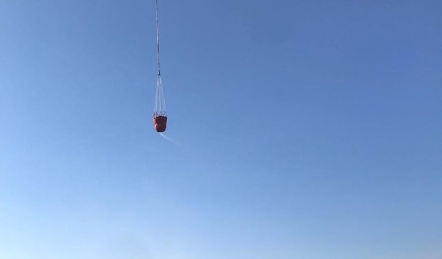 Kırıkkale'de saman balyalarında çıkan yangın kontrol altına alındı