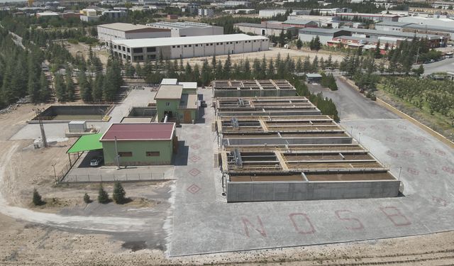 Niğde OSB'de kurulan tesiste arıtılan atık su tarıma can veriyor