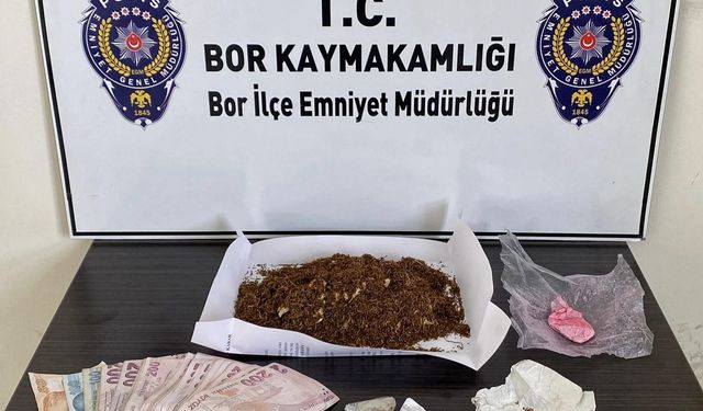 Niğde'de düzenlenen uyuşturucu operasyonunda yakalanan 1 zanlı tutuklandı