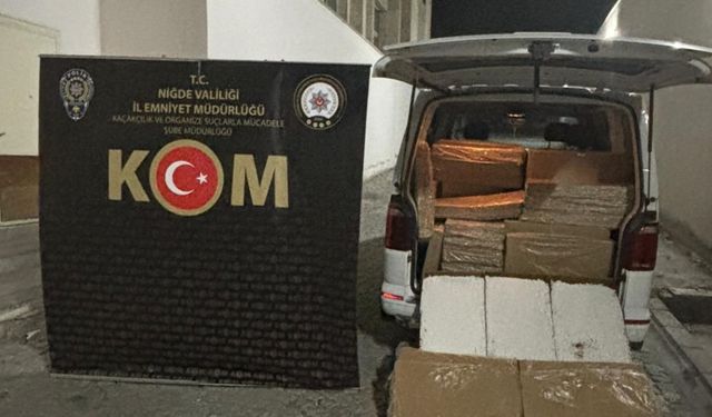 Niğde'de kaçakçılık operasyonlarında 8 zanlı yakalandı