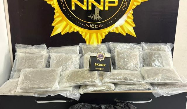 Niğde'de uyuşturucu operasyonunda 3 zanlı tutuklandı