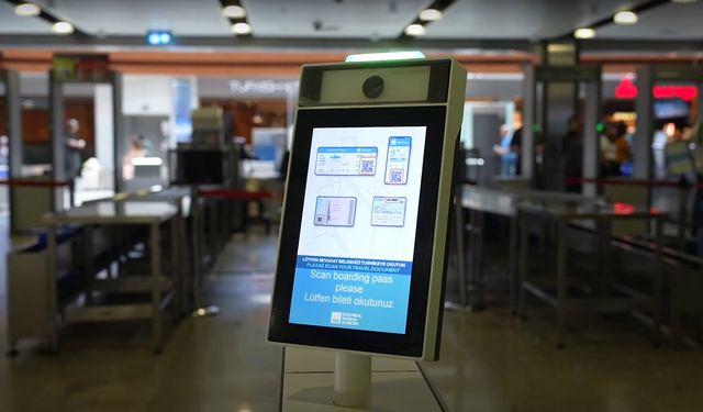 Sabiha Gökçen Havalimanı'nda 'Biniş Kartı Doğrulama Sistemi' uygulaması başladı