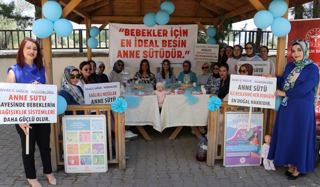 Sivas'ta "Dünya Emzirme Haftası" etkinliği düzenlendi