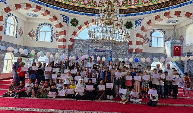 Ulaş'ta yaz Kur'an kursları sona erdi