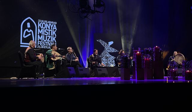 22. Uluslararası Konya Mistik Müzik Festivali sona erdi