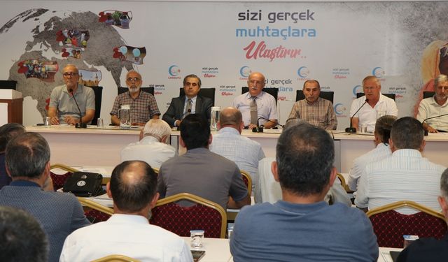 Başkentte Cansuyu Derneği İl Temsilcileri Toplantısı yapıldı