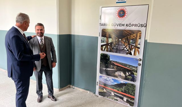 Çerkeş'in tarihi ve turistik mekanları okul kapılarında gelecek nesillere aktarılıyor