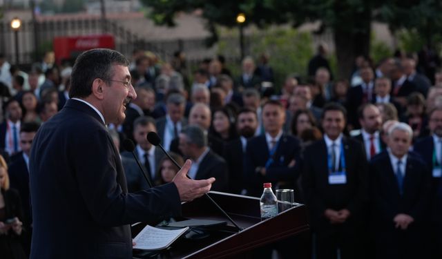Cumhurbaşkanı Yardımcısı Yılmaz, 14. Geleneksel Büyükelçilikler Resepsiyonu'nda konuştu: