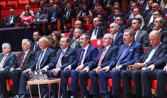 Cumhurbaşkanı Yardımcısı Yılmaz, 'TOBB Türkiye 100' programında konuştu: