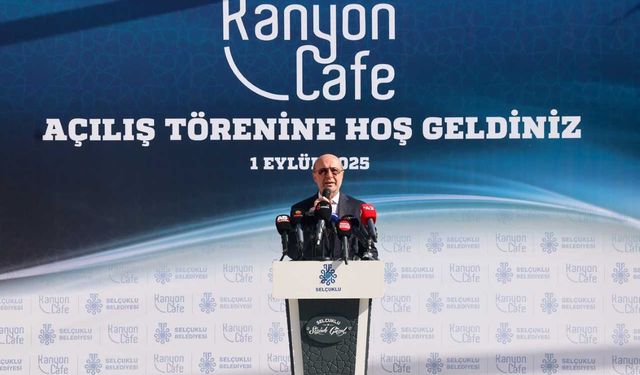 Doğa ve mimarinin buluştuğu Kanyon Kafe misafirlerini bekliyor
